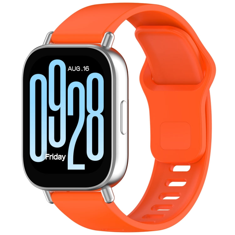 Solid Color Reverse Buckle Silicone Watch Band, For Redmi Watch 5 Active