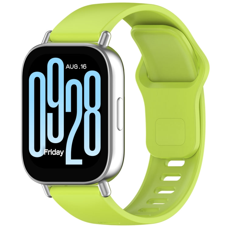 Solid Color Reverse Buckle Silicone Watch Band, For Redmi Watch 5 Active