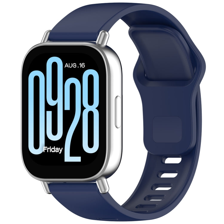 Solid Color Reverse Buckle Silicone Watch Band, For Redmi Watch 5 Active