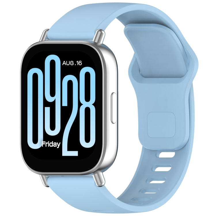 Solid Color Reverse Buckle Silicone Watch Band, For Redmi Watch 5 Active