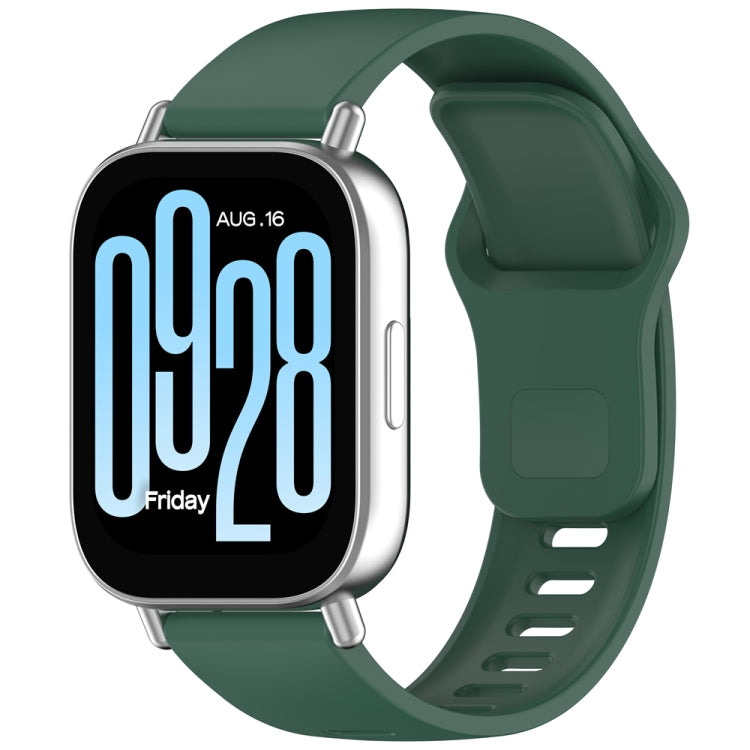 Solid Color Reverse Buckle Silicone Watch Band, For Redmi Watch 5 Active