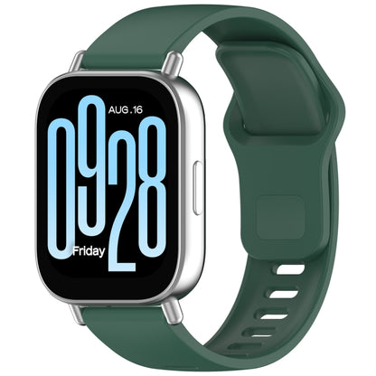 Solid Color Reverse Buckle Silicone Watch Band, For Redmi Watch 5 Active