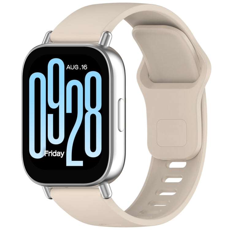 Solid Color Reverse Buckle Silicone Watch Band, For Redmi Watch 5 Active