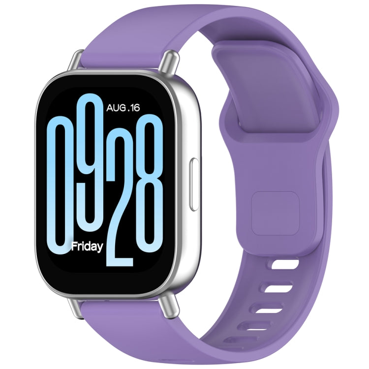 Solid Color Reverse Buckle Silicone Watch Band, For Redmi Watch 5 Active