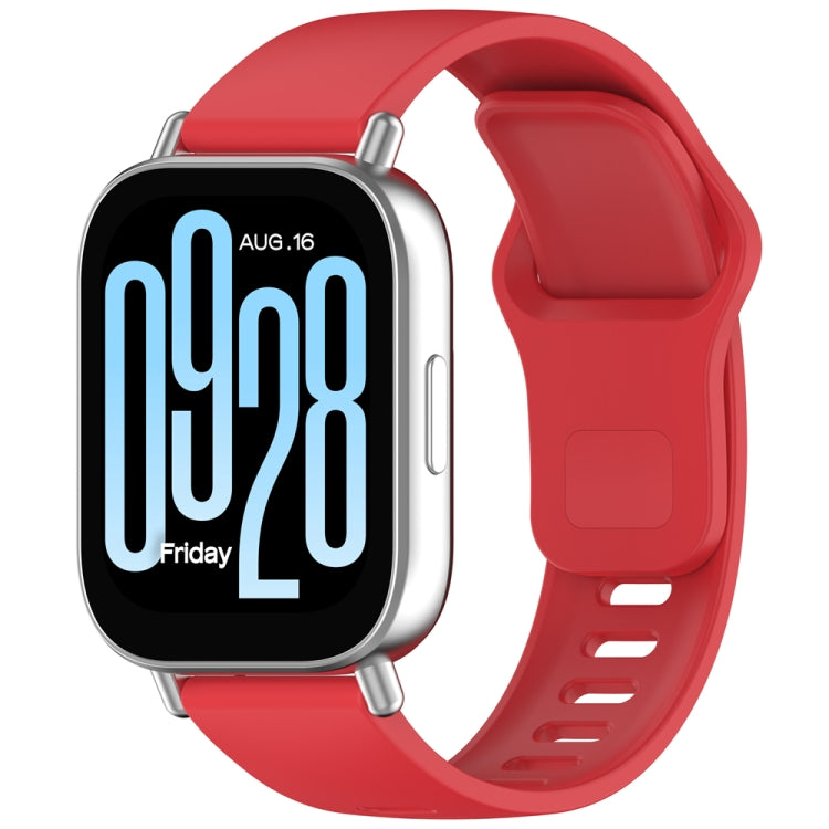 Solid Color Reverse Buckle Silicone Watch Band, For Redmi Watch 5 Active
