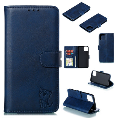 Embossed Happy Cat Pattern Horizontal Flip Leather Case with Holder & Card Slots & Wallet & Photo Frame, For Samsung Galaxy A21s, For Samsung Galaxy A71 5G, For Samsung Galaxy Note20, For Samsung Galaxy Note20 Ultra, For iPhone 12 mini                 ...