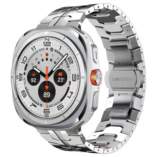 Butterfly Buckle Titanium Alloy Watch Band, For Samsung Galaxy Watch Ultra 47mm / Ultra 2025