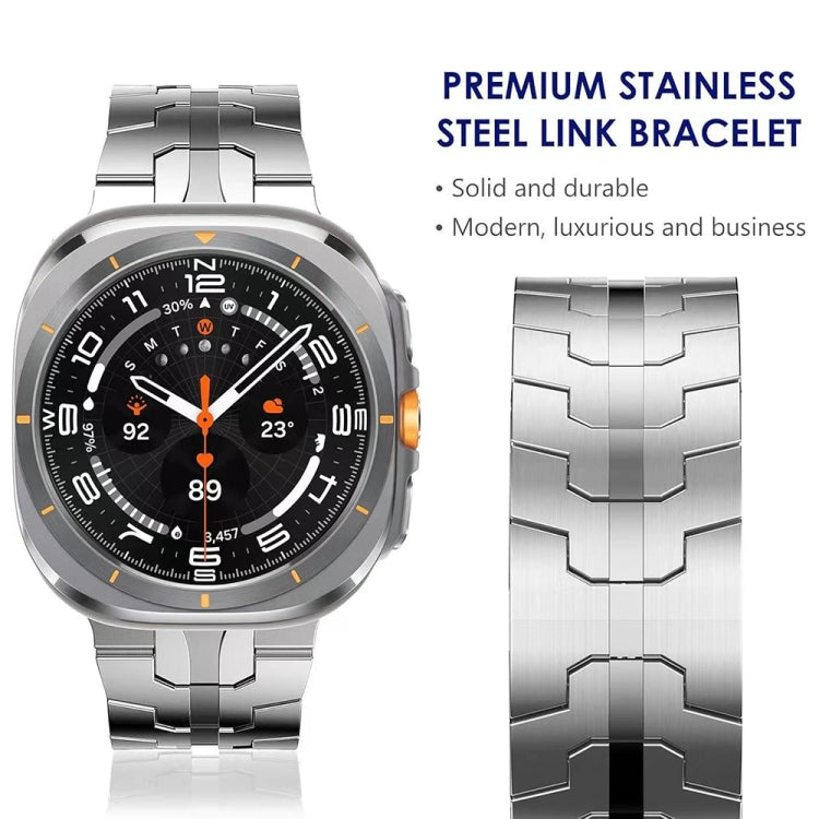 Butterfly Buckle Titanium Alloy Watch Band, For Samsung Galaxy Watch Ultra 47mm / Ultra 2025