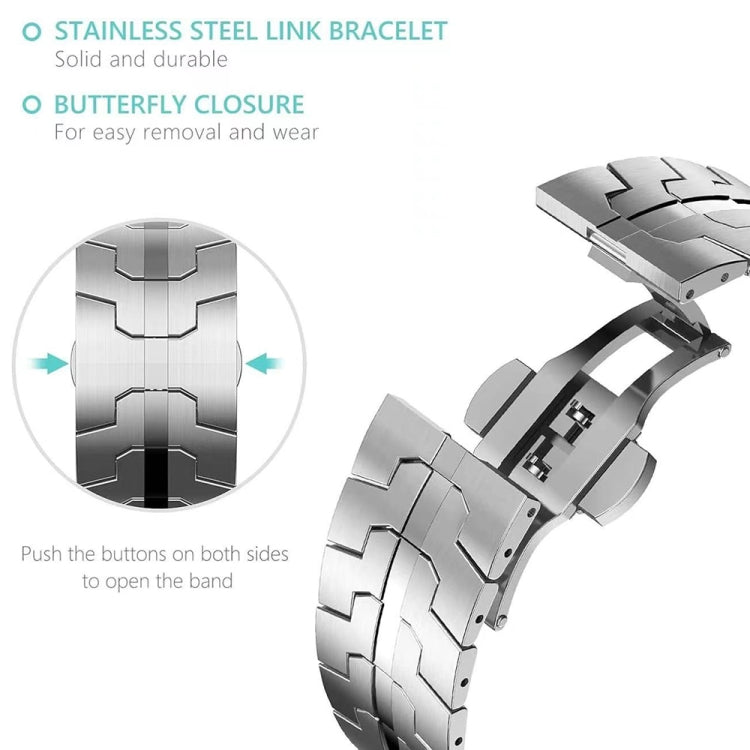 Butterfly Buckle Titanium Alloy Watch Band, For Samsung Galaxy Watch Ultra 47mm / Ultra 2025