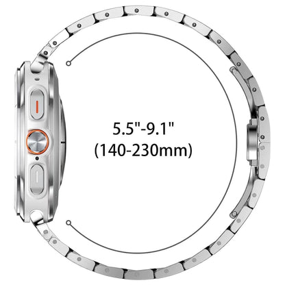 Butterfly Buckle Titanium Alloy Watch Band, For Samsung Galaxy Watch Ultra 47mm / Ultra 2025