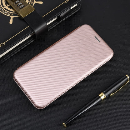 Carbon Fiber Texture Magnetic Horizontal Flip TPU + PC + PU Leather Case with Card Slot, For iPhone 11 Pro, For iPhone 6 / 6s, For iPhone 6 Plus / 6s Plus, For iPhone 11 Pro Max, For iPhone 11, For iPhone 12 mini, For iPhone 12 / 12 Pro                ...