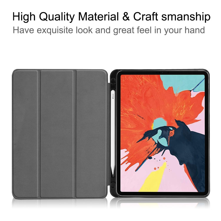 For iPad Air 11 2025 / 2024 / 2020 10.8 Custer Texture TPU Horizontal Flip Leather Case with Sleep / Wake-up Function & Three-folding Holder & Pen Slot, For iPad Air 11 2024 / 2022 / 2020 10.9, For iPad Air 11 2025 / 2024 / 2022 / 2020 10.9            ...