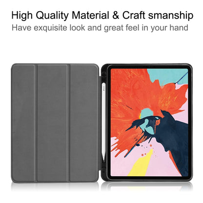 For iPad Air 11 2025 / 2024 / 2020 10.8 Custer Texture TPU Horizontal Flip Leather Case with Sleep / Wake-up Function & Three-folding Holder & Pen Slot, For iPad Air 11 2024 / 2022 / 2020 10.9, For iPad Air 11 2025 / 2024 / 2022 / 2020 10.9            ...