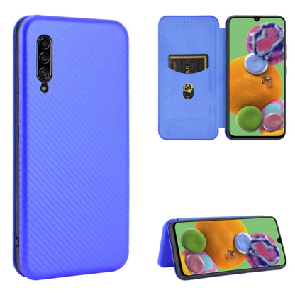 Carbon Fiber Texture Magnetic Horizontal Flip TPU + PC + PU Leather Case with Rope & Card Slot, For Samsung Galaxy A71 5G, For Samsung Galaxy A71, For Samsung Galaxy A90 5G, For Samsung Galaxy A91 / M80s / S10 Lite, For Samsung Galaxy M11              ...