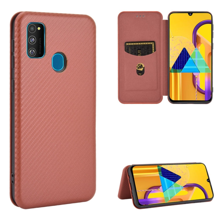 Carbon Fiber Texture Magnetic Horizontal Flip TPU + PC + PU Leather Case with Rope & Card Slot, For Samsung Galaxy A71 5G, For Samsung Galaxy A71, For Samsung Galaxy A90 5G, For Samsung Galaxy A91 / M80s / S10 Lite, For Samsung Galaxy M11              ...