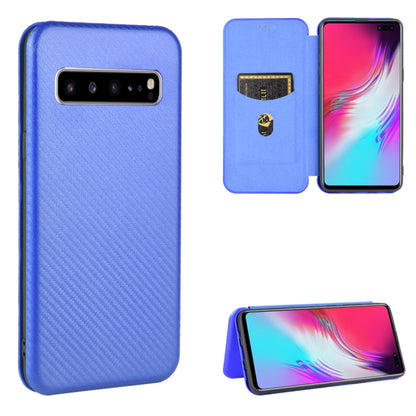 Carbon Fiber Texture Magnetic Horizontal Flip TPU + PC + PU Leather Case with Rope & Card Slot, For Samsung Galaxy A71 5G, For Samsung Galaxy A71, For Samsung Galaxy A90 5G, For Samsung Galaxy A91 / M80s / S10 Lite, For Samsung Galaxy M11              ...