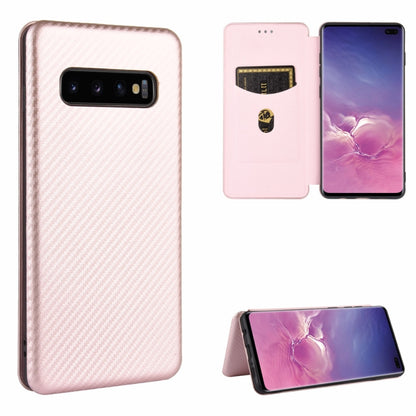 Carbon Fiber Texture Magnetic Horizontal Flip TPU + PC + PU Leather Case with Rope & Card Slot, For Samsung Galaxy S10 Plus, For Samsung Galaxy S10, For Samsung Galaxy S20, For Samsung Galaxy S20 Plus, For Samsung Galaxy XCover Pro                     ...