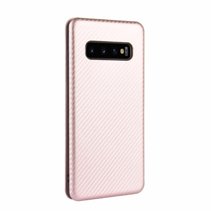 Carbon Fiber Texture Magnetic Horizontal Flip TPU + PC + PU Leather Case with Rope & Card Slot, For Samsung Galaxy S10 Plus, For Samsung Galaxy S10, For Samsung Galaxy S20, For Samsung Galaxy S20 Plus, For Samsung Galaxy XCover Pro                     ...