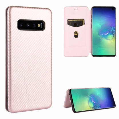 Carbon Fiber Texture Magnetic Horizontal Flip TPU + PC + PU Leather Case with Rope & Card Slot, For Samsung Galaxy S10 Plus, For Samsung Galaxy S10, For Samsung Galaxy S20, For Samsung Galaxy S20 Plus, For Samsung Galaxy XCover Pro                     ...