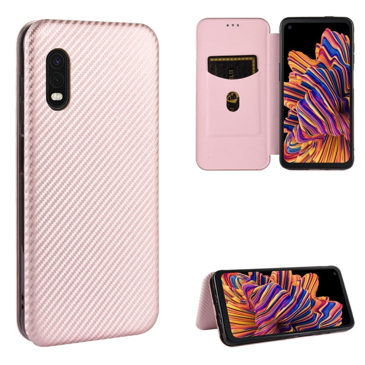 Carbon Fiber Texture Magnetic Horizontal Flip TPU + PC + PU Leather Case with Rope & Card Slot, For Samsung Galaxy S10 Plus, For Samsung Galaxy S10, For Samsung Galaxy S20, For Samsung Galaxy S20 Plus, For Samsung Galaxy XCover Pro                     ...