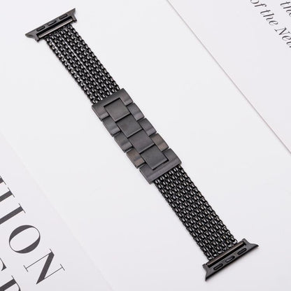 6-Chain Stainless Steel Watch Band, For Apple Watch 46mm / 49mm / 45mm / 44mm, For Apple Watch 42mm / 41mm / 40mm / 38mm