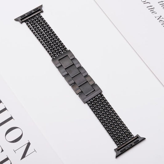 6-Chain Stainless Steel Watch Band, For Apple Watch 46mm / 49mm / 45mm / 44mm, For Apple Watch 42mm / 41mm / 40mm / 38mm