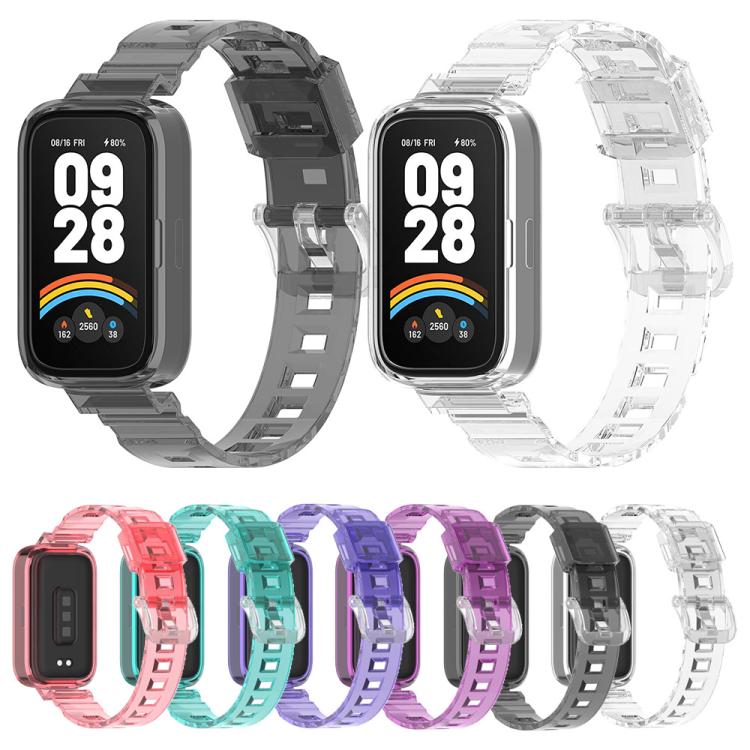 Color Changing TPU Watch Band, For Redmi Band 3 / Xiaomi Smart Band 9 Active, For Redmi Band 2 / Xiaomi Smart Band 8 Active