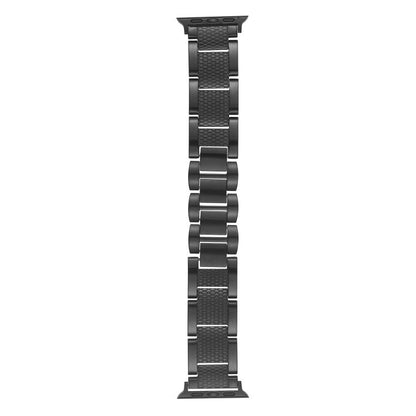 Wave Thread 3-bead Stainless Steel Watch Band, For Apple Watch 46mm / 49mm / 45mm / 44mm, For Apple Watch 42mm / 41mm / 40mm / 38mm