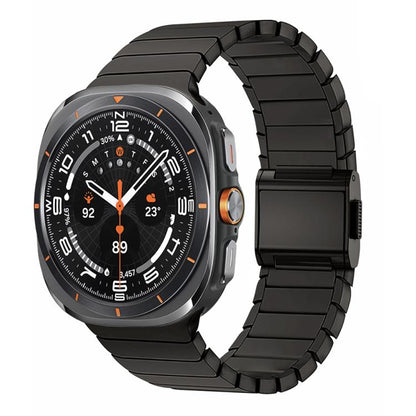 Bamboo Norman Buckle Stainless Steel Watch Band, For Samsung Galaxy Watch Ultra 47mm / Ultra 2025