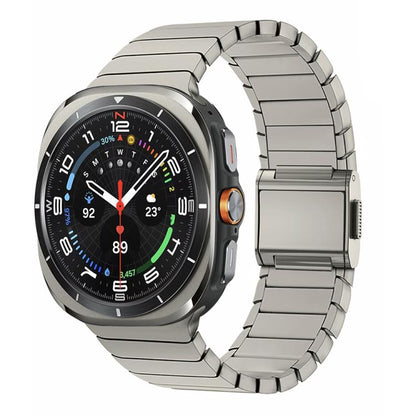 Bamboo Norman Buckle Stainless Steel Watch Band, For Samsung Galaxy Watch Ultra 47mm / Ultra 2025