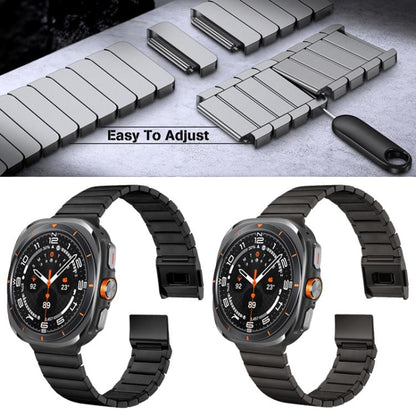 Bamboo Norman Buckle Stainless Steel Watch Band, For Samsung Galaxy Watch Ultra 47mm / Ultra 2025