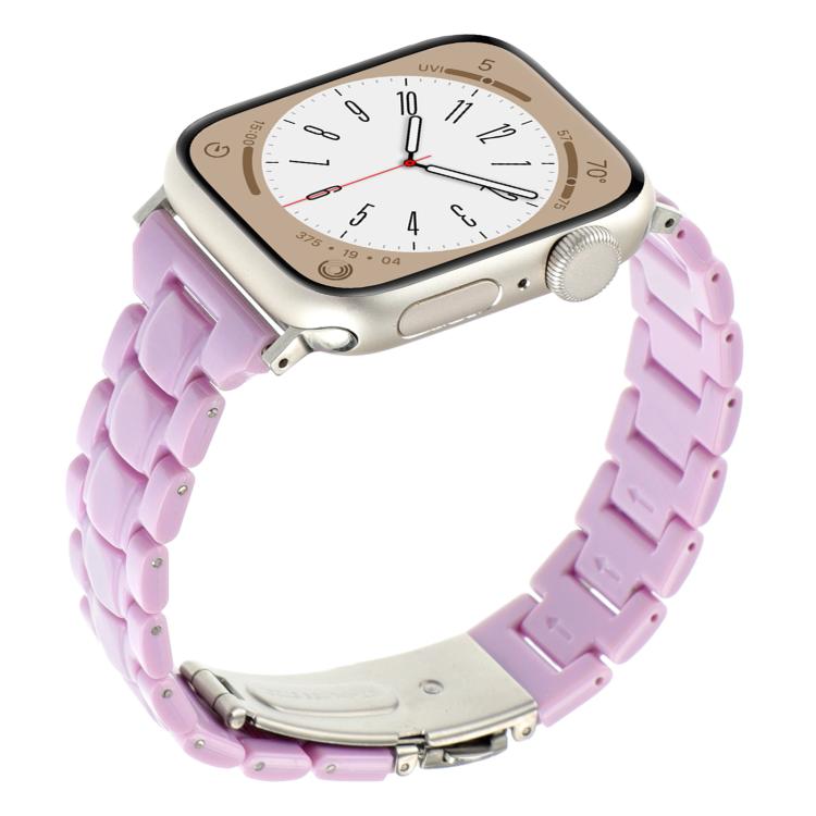 Small Waist Rhombus Three-bead Resin Watch Band, For Apple Watch 46mm / 49mm / 45mm / 44mm, For Apple Watch 42mm / 41mm / 40mm / 38mm