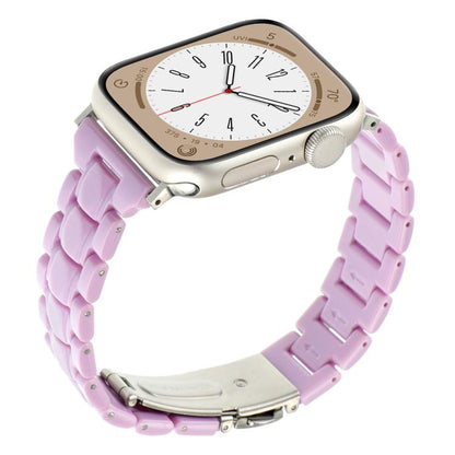 Small Waist Rhombus Three-bead Resin Watch Band, For Apple Watch 46mm / 49mm / 45mm / 44mm, For Apple Watch 42mm / 41mm / 40mm / 38mm