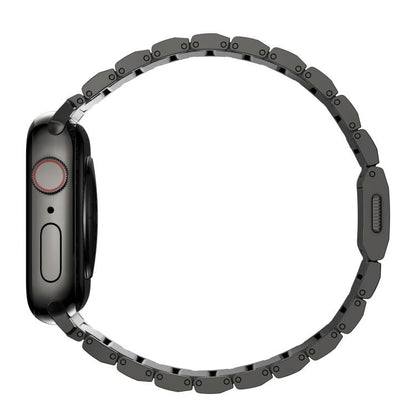 Norman Clasp One-Bead Stainless Steel Watch Band, For Apple Watch 46mm / 49mm / 45mm / 44mm