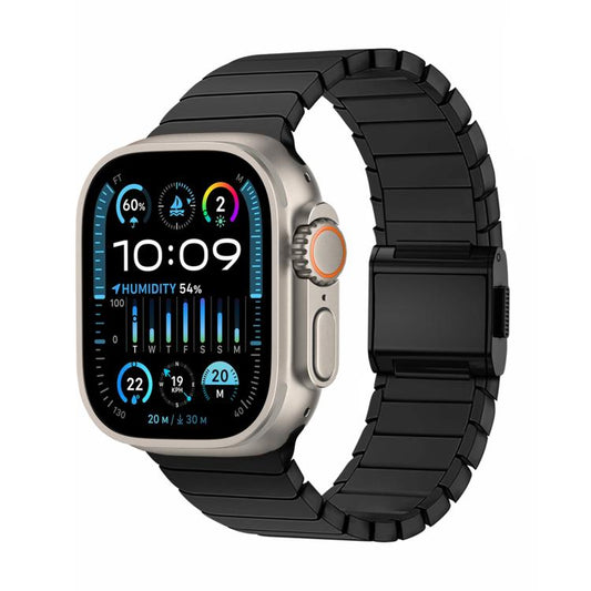 Bamboo Norman Buckle Pure Titanium Watch Band, For Apple Watch 46mm / 49mm / 45mm / 44mm