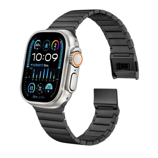 Bamboo Norman Buckle Pure Titanium Watch Band, For Apple Watch 46mm / 49mm / 45mm / 44mm