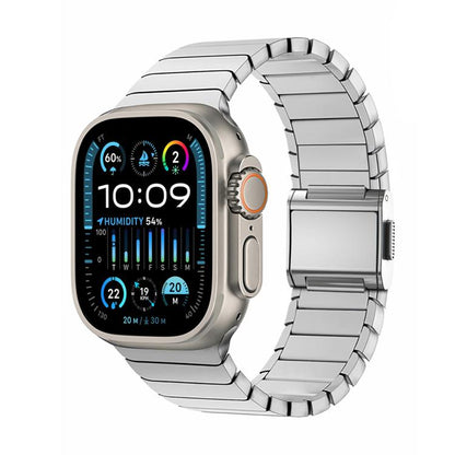 Bamboo Norman Buckle Pure Titanium Watch Band, For Apple Watch 46mm / 49mm / 45mm / 44mm
