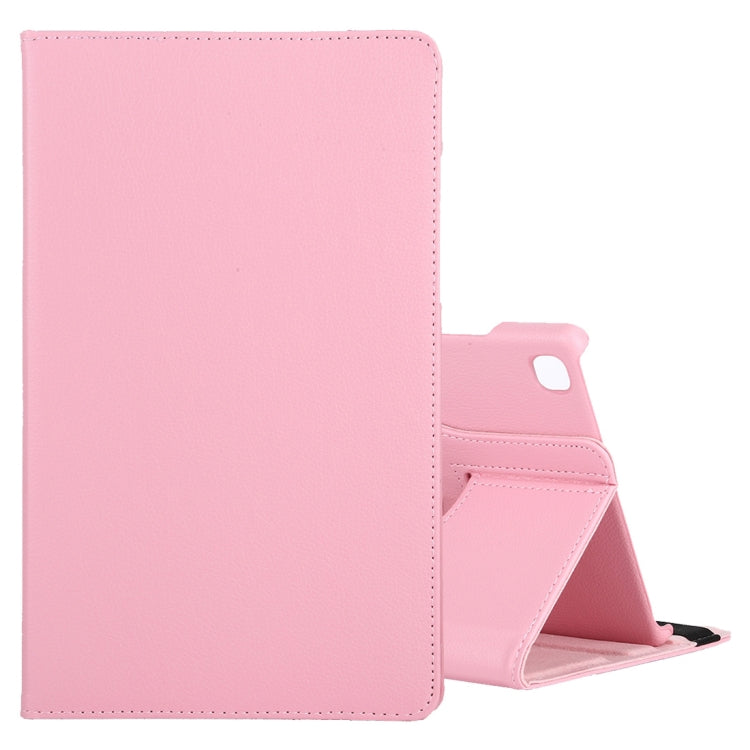 Litchi Texture Horizontal Flip 360 Degrees Rotation Leather Case with Holder, For Samsung Galaxy Tab A7 T500