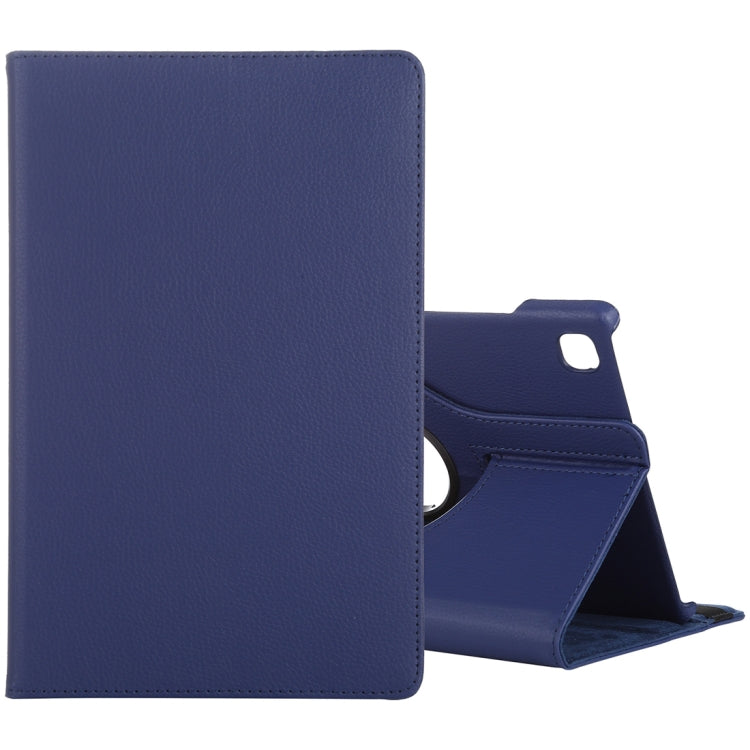 Litchi Texture Horizontal Flip 360 Degrees Rotation Leather Case with Holder, For Samsung Galaxy Tab A7 T500