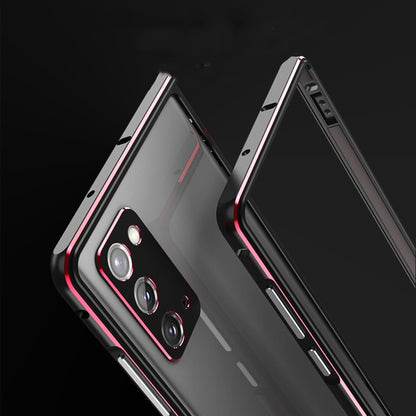 Aluminum Alloy Shockproof Protective Bumper Frame, For Samsung Galaxy Note20, For Samsung Galaxy Note20 Ultra
