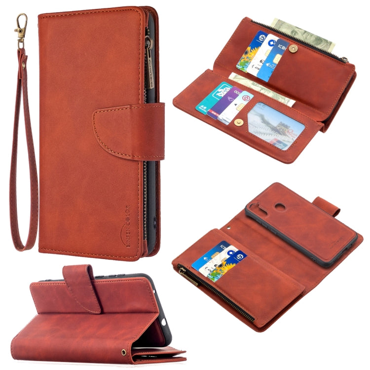 Skin Feel Detachable Magnetic Zipper Horizontal Flip PU Leather Case with Multi-Card Slots & Holder & Wallet & Photo Frame & Lanyard, For Samsung Galaxy A11, For Samsung Galaxy A21s, For Samsung Galaxy A31, For Samsung Galaxy S10e, For Huawei P40      ...