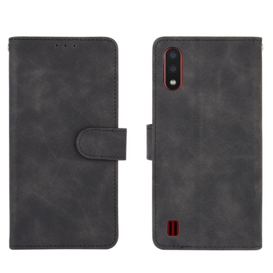 Solid Color Skin Feel Magnetic Buckle Horizontal Flip Calf Texture PU Leather Case with Holder & Card Slots & Wallet, For Samsung Galaxy A01 (Global Version), For Samsung Galaxy A11 (Eurasian Version), For Samsung Galaxy A21 (Eurasian Version)         ...