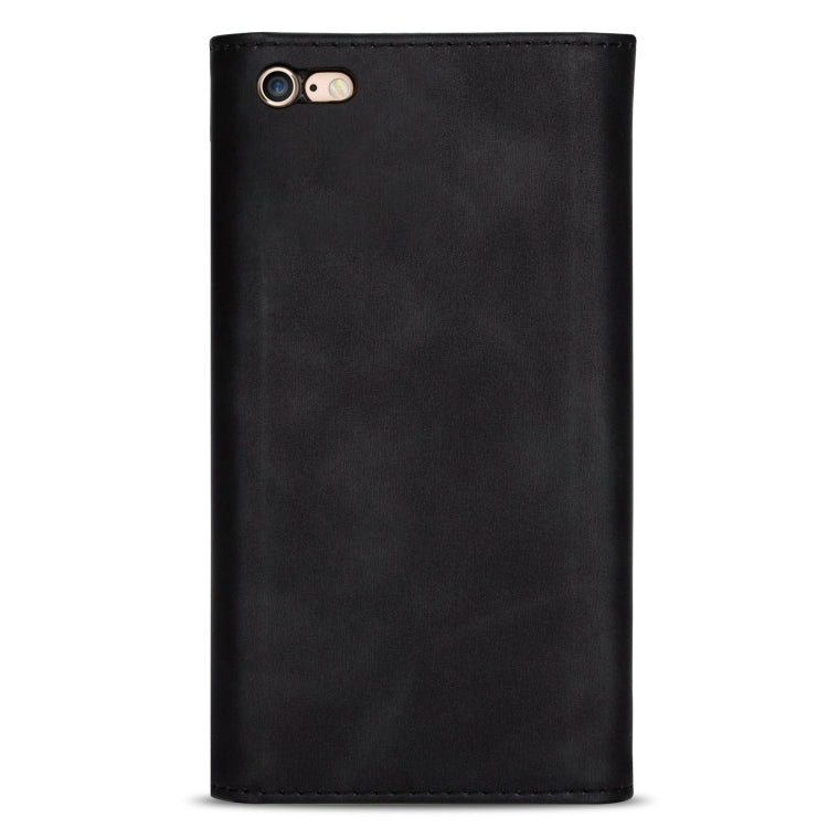 Skin Feel Zipper Horizontal Flip Leather Case with Holder & Card Slots & Photo Frame & Lanyard & Long Rope, For iPhone 6, For iPhone 6 Plus, For iPhone 7 / 8 / SE (2020), For iPhone 7 Plus / 8 Plus, For iPhone 11, For iPhone 11 Pro, For iPhone 11 Pro M...