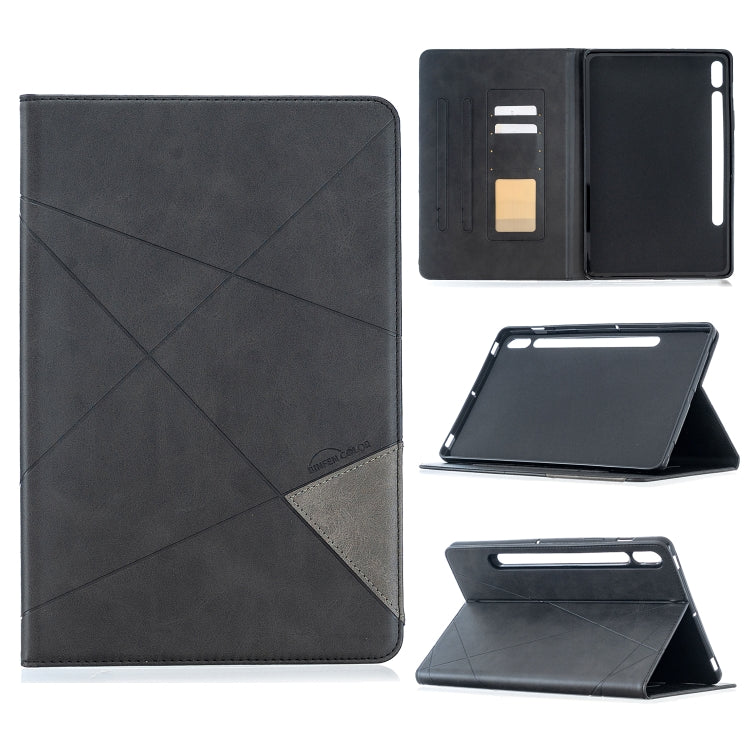 Rhombus Texture Horizontal Flip Magnetic Leather Case with Holder & Card Slots, For Samsung Galaxy Tab S8 / Galaxy Tab S7 T870, For Amazon Kindle Fire HD8 (2020)