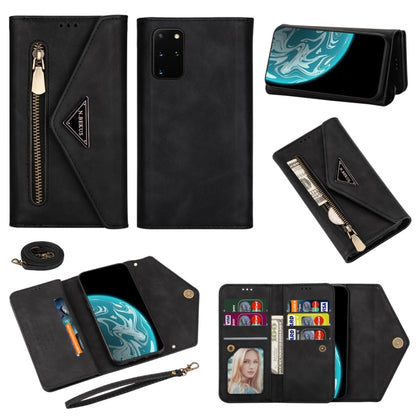Skin Feel Zipper Horizontal Flip Leather Case with Holder & Card Slots & Photo Frame & Lanyard & Long Rope, For Samsung Galaxy Note20, For Samsung Galaxy Note20 Ultra, For Samsung Galaxy S20, For Samsung Galaxy S20+, For Samsung Galaxy S20 Ultra       ...