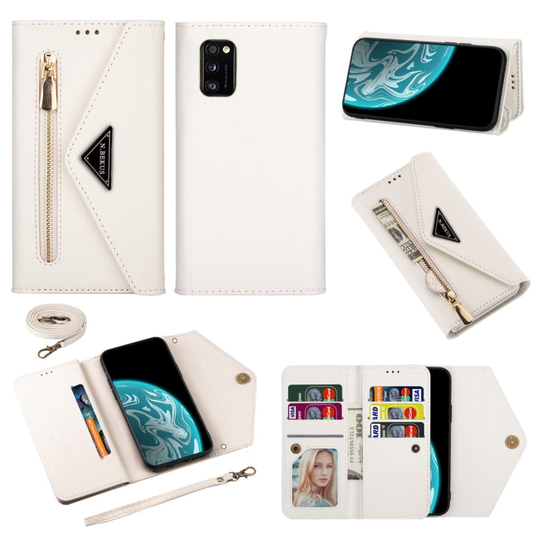 Skin Feel Zipper Horizontal Flip Leather Case with Holder & Card Slots & Photo Frame & Lanyard & Long Rope, For Samsung Galaxy Note10+, For Samsung Galaxy S10, For Samsung Galaxy S10+, For Samsung Galaxy S10e, For Samsung Galaxy A21                    ...