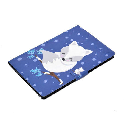 Electric Pressed Left Right Flat Leather Case with Sleep Function Pen Cover & Card Slot & Holder, For Samsung Galaxy Tab S8 / Galaxy Tab S7 T870