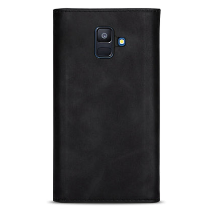 Skin Feel Zipper Horizontal Flip Leather Case with Holder & Card Slots & Photo Frame & Lanyard & Long Rope, For Samsung Galaxy A6 (2018), For Samsung Galaxy A7 (2018) / A750, For Samsung Galaxy J4 (2018), For Samsung Galaxy J7 (2018)                   ...
