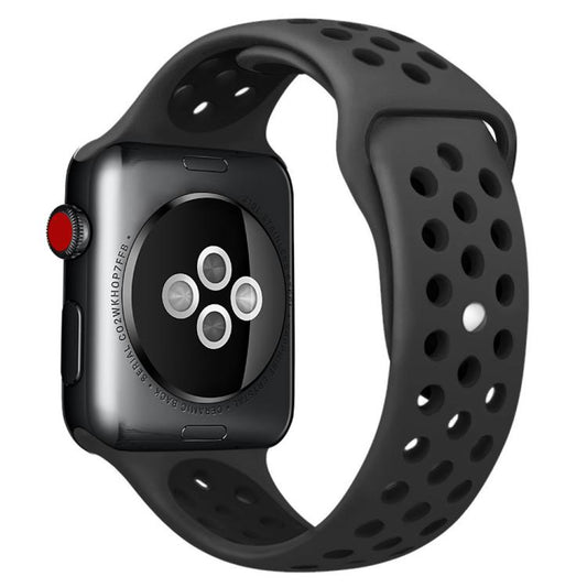 xDfind Two Color Silicone Sports Watch Band, For Apple Watch 46mm / 49mm / 45mm / 44mm, For Apple Watch 42mm / 41mm / 40mm / 38mm