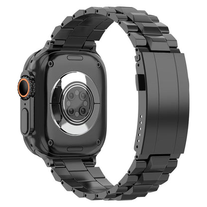 T-shaped Turtle Buckle Detachable Titanium Watch Band, For Apple Watch 46mm / 49mm / 45mm / 44mm, For Apple Watch 42mm / 41mm / 40mm / 38mm